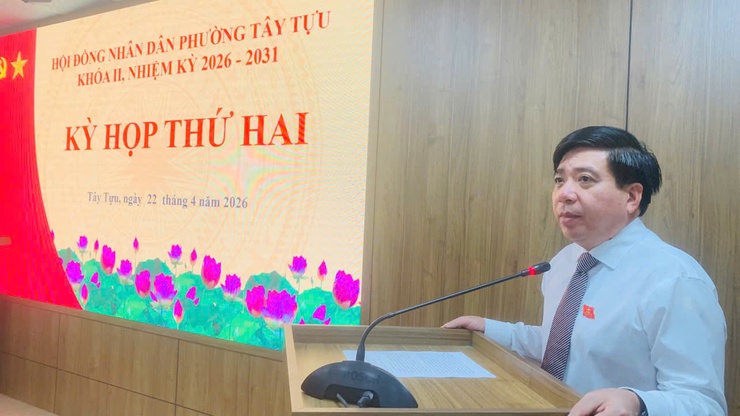 Kỳ họp thứ Hai HĐND phường Tây Tựu nhiệm kỳ 2026 -2031- Ảnh 3.