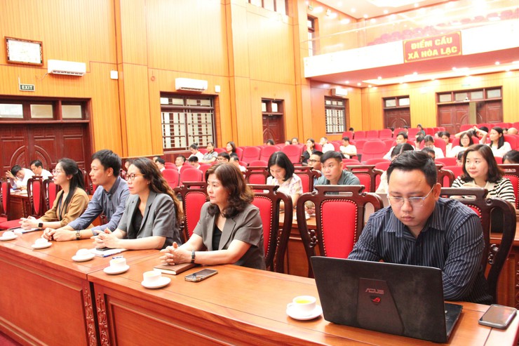 Hòa Lạc tập huấn sử dụng nền tảng “HanoiWork”, thúc đẩy hình thành môi trường làm việc số thống nhất- Ảnh 2.