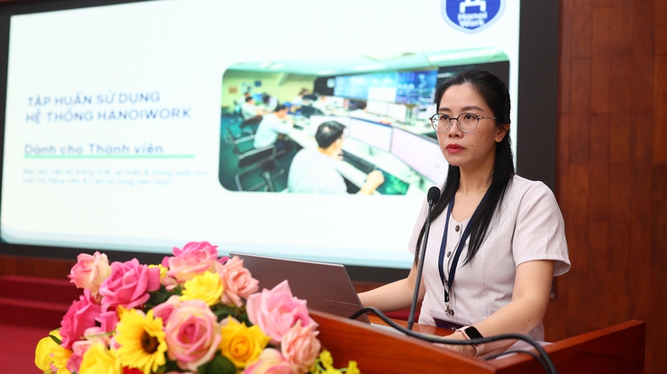 Xã Thạch Thất tập huấn sử dụng Không gian làm việc số HanoiWork- Ảnh 3.