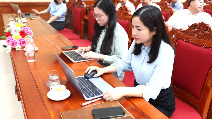 Xã Thạch Thất tập huấn sử dụng Không gian làm việc số HanoiWork- Ảnh 4.
