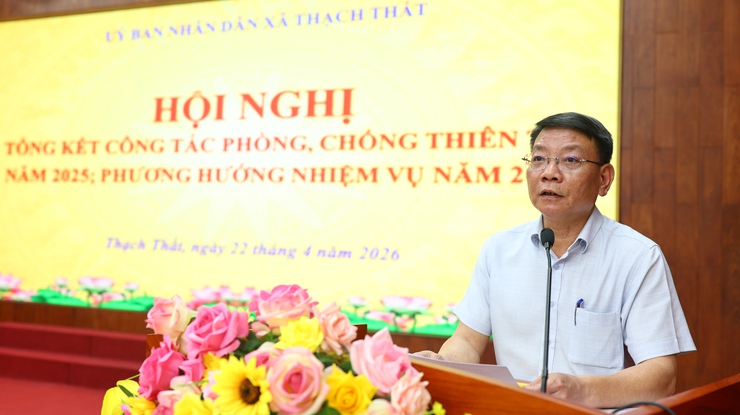 THẠCH THẤT: TỔNG KẾT CÔNG TÁC PHÒNG, CHỐNG THIÊN TAI NĂM 2025, TRIỂN KHAI NHIỆM VỤ NĂM 2026- Ảnh 1.