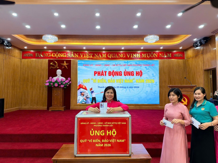Thanh Liệt: Phát động ủng hộ Quỹ “Vì biển, đảo Việt Nam” năm 2026- Ảnh 7.