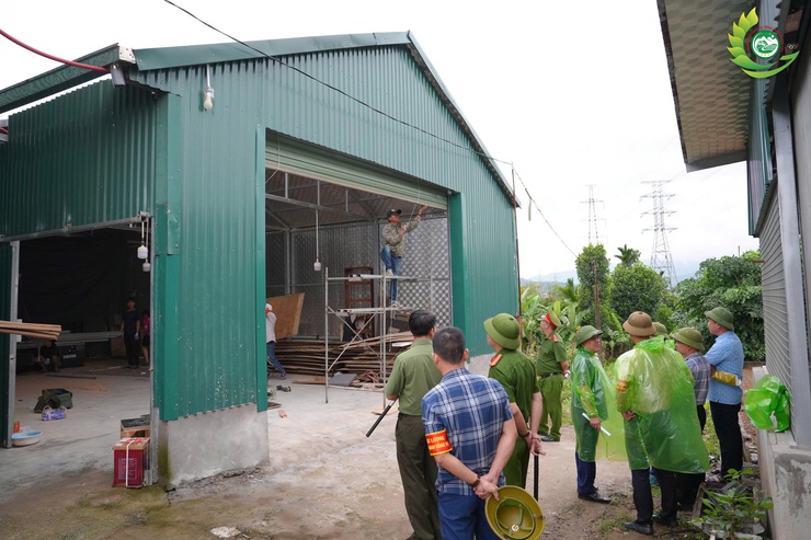 Xã Phú Cát: cưỡng chế 5 công trình vi phạm trật tự xây dựng, đất đai- Ảnh 5.