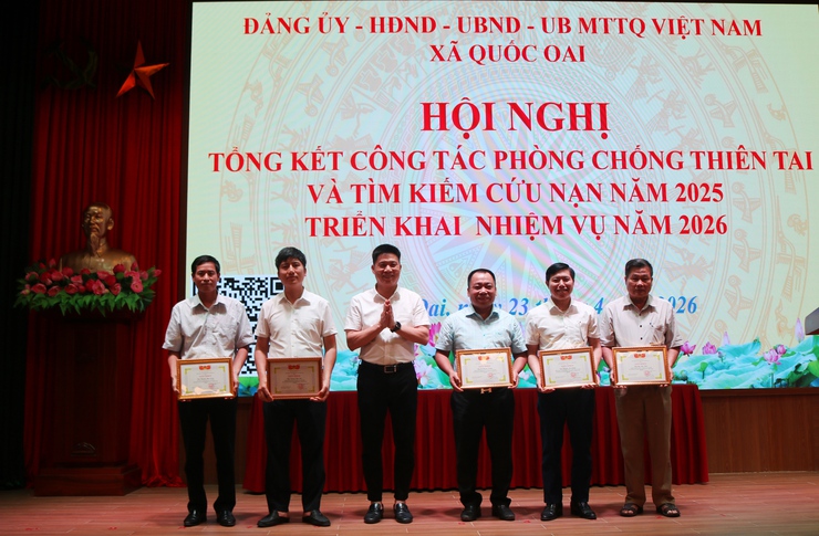 QUỐC OAI TỔNG KẾT CÔNG TÁC PHÒNG, CHỐNG THIÊN TAI NĂM 2025 – CHỦ ĐỘNG ỨNG PHÓ, SẴN SÀNG CHO NĂM 2026- Ảnh 6.