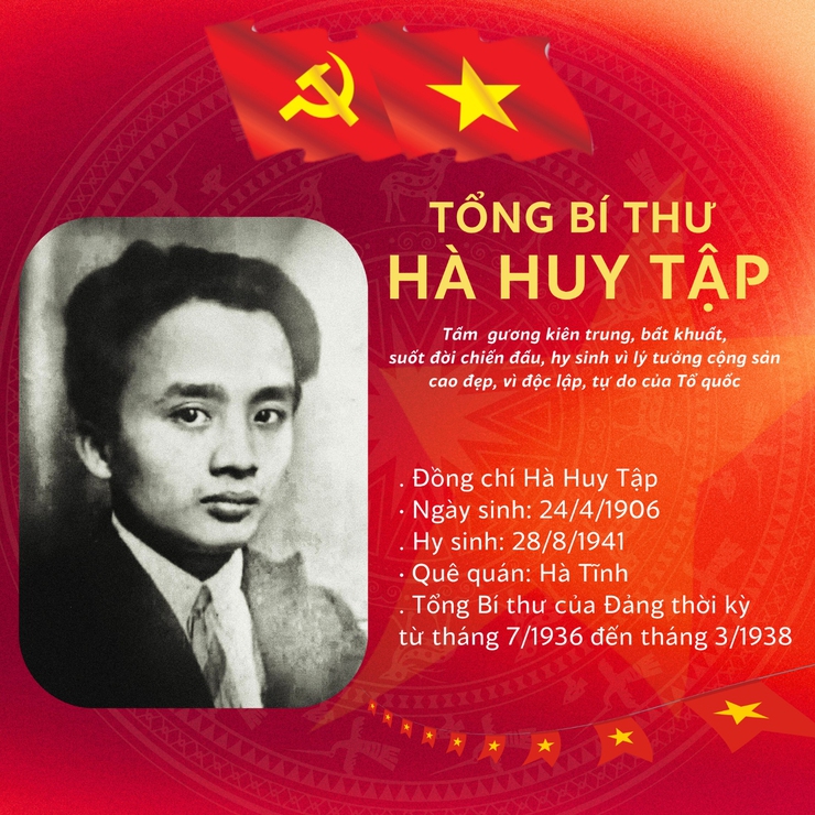 Đồng chí Hà Huy Tập - Tổng Bí thư tài năng, nhà lý luận xuất sắc của Đảng và cách mạng Việt Nam- Ảnh 1.