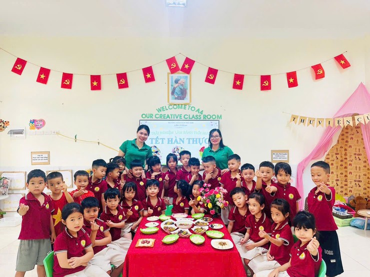 HOẠT ĐỘNG TRẢI NGHIỆM LÀM BÁNH TRÔI ĐÓN TẾT HÀN THỰC- Ảnh 1.