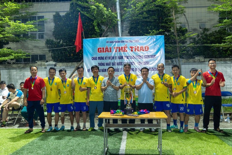 CHUNG KẾT GIẢI BÓNG ĐÁ, THI ĐẤU NHẢY BAO BỐ VÀ BẾ MẠC GIẢI THỂ THAO XÃ ỨNG THIÊN NĂM 2026- Ảnh 1.