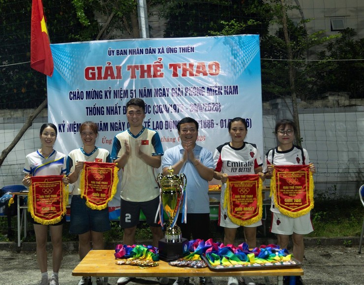 CHUNG KẾT GIẢI BÓNG ĐÁ, THI ĐẤU NHẢY BAO BỐ VÀ BẾ MẠC GIẢI THỂ THAO XÃ ỨNG THIÊN NĂM 2026- Ảnh 9.