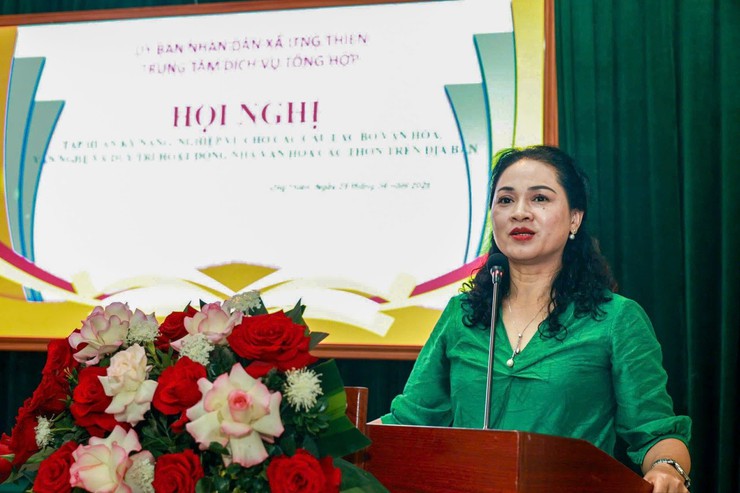 Khai mạc lớp tập huấn kỹ năng, nghiệp vụ cho các câu lạc bộ văn hóa, văn nghệ và hoạt động Nhà văn hóa thôn năm 2026- Ảnh 4.