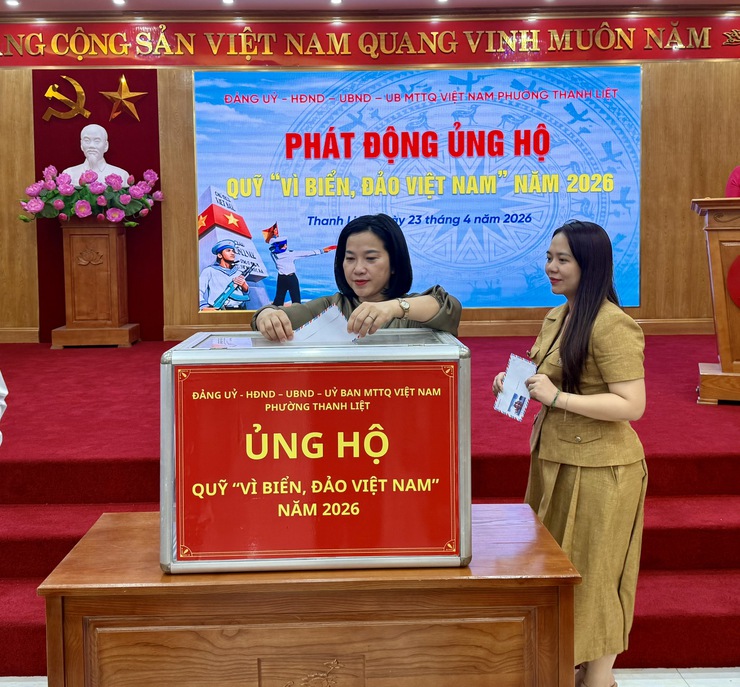 Thanh Liệt: Phát động ủng hộ Quỹ “Vì biển, đảo Việt Nam” năm 2026- Ảnh 6.