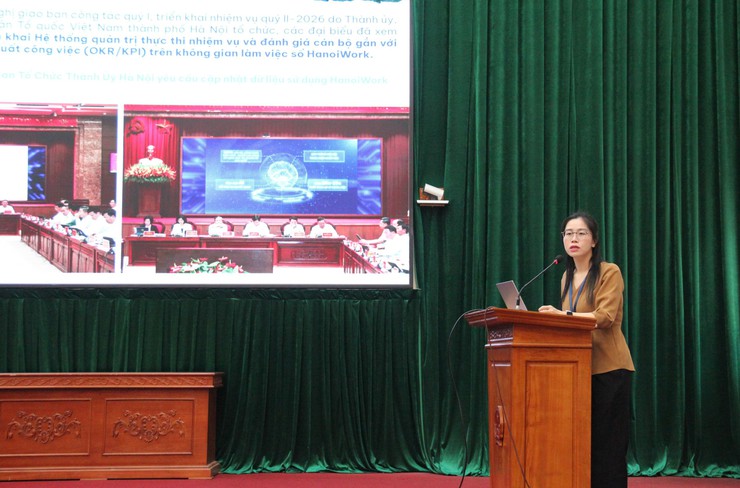 Hòa Lạc tập huấn sử dụng nền tảng “HanoiWork”, thúc đẩy hình thành môi trường làm việc số thống nhất- Ảnh 6.