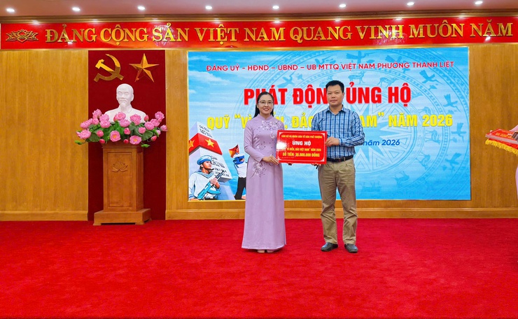 Thanh Liệt: Phát động ủng hộ Quỹ “Vì biển, đảo Việt Nam” năm 2026- Ảnh 8.