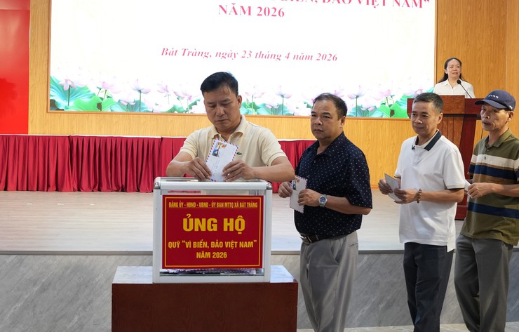 Xã Bát Tràng phát động ủng hộ Quỹ "Vì biển đảo Việt Nam"- Ảnh 5.