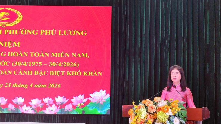 Hội Cựu chiến binh phường Phú Lương kỷ niệm 51 năm Ngày Giải phóng miền Nam, thống nhất đất nước (30/4/1975 - 30/4/2026)- Ảnh 3.