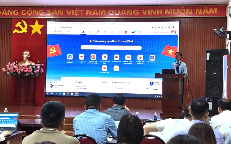 Đoài Phương: Trên 100 cán bộ dự tập huấn sử dụng hệ thống HanoiWork- Ảnh 3.