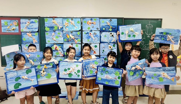 TRƯỜNG TIỂU HỌC KHƯƠNG THƯỢNG HƯỞNG ỨNG NGÀY HỘI ĐỌC SÁCH VÀ TRIỂN LÃM MỸ THUẬT SÁNG TẠO 2026- Ảnh 5.