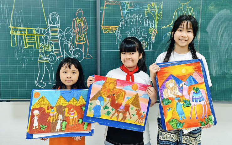 TRƯỜNG TIỂU HỌC KHƯƠNG THƯỢNG HƯỞNG ỨNG NGÀY HỘI ĐỌC SÁCH VÀ TRIỂN LÃM MỸ THUẬT SÁNG TẠO 2026- Ảnh 6.