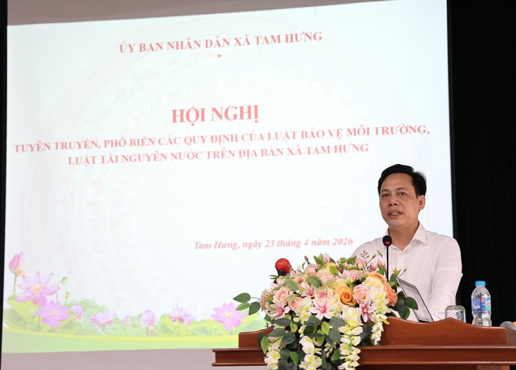 Xã Tam Hưng: Nâng cao nhận thức, siết chặt trách nhiệm bảo vệ môi trường trong sản xuất công nghiệp- Ảnh 2.
