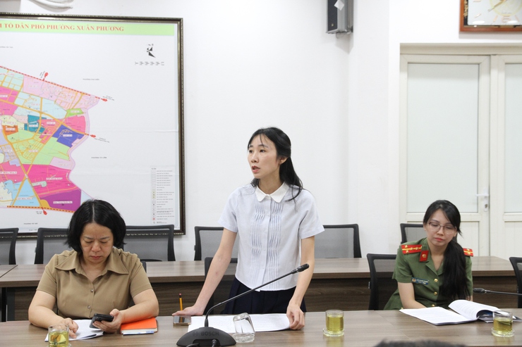 UBND phường Xuân Phương tổ chức hội nghị đánh giá kết quả thực hiện chính sách BHXH, BHYT quý I, phương hướng nhiệm vụ quý II/2026- Ảnh 3.