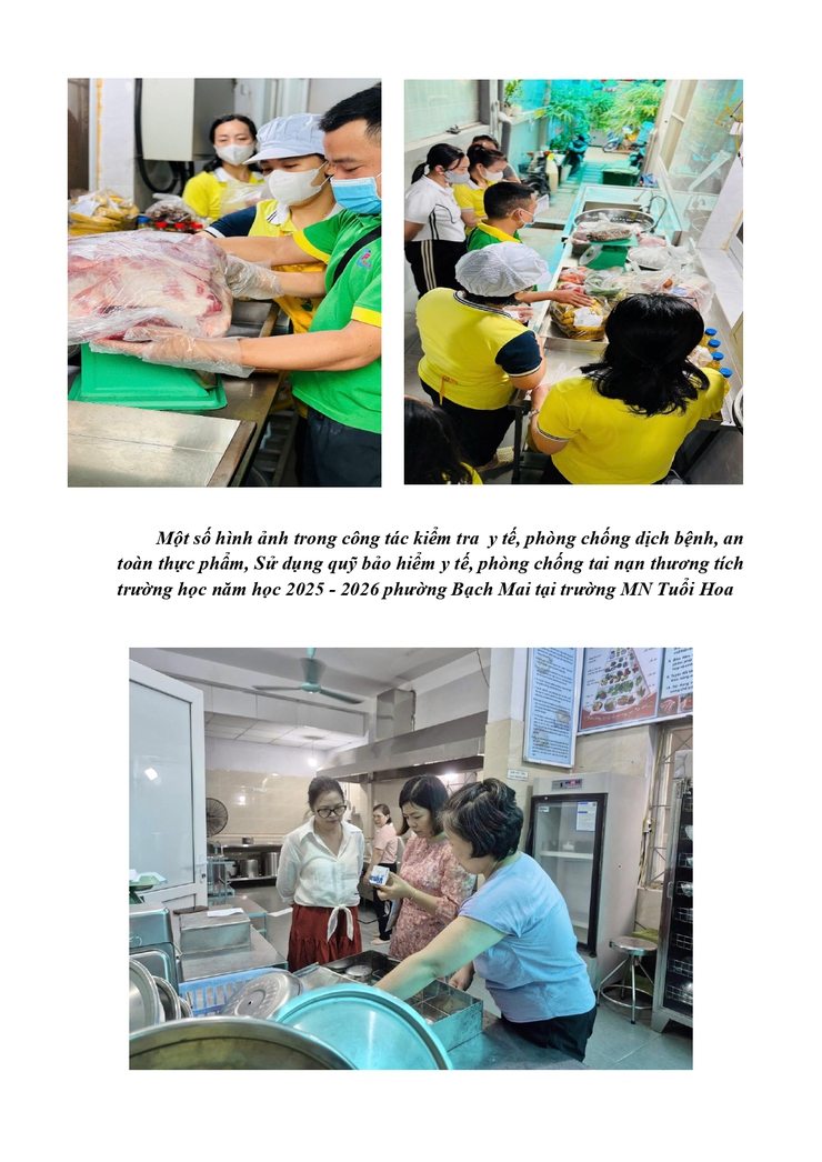 BÀI VIẾT  TĂNG CƯỜNG GIÁM SÁT CÔNG TÁC ĐẢM BẢO AN TOÀN THỰC PHẨM TẠI TRƯỜNG MẦM NON TUỔI HOA- Ảnh 4.