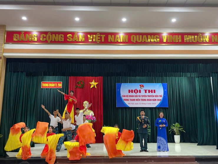 Trung đoàn 260 (Sư đoàn 361) tổ chức Hội thi Cán bộ Đoàn giỏi và Tuyên truyền viên trẻ năm 2026- Ảnh 3.