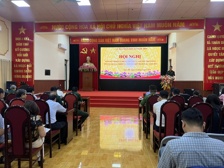 Ngọc Hồi tổng kết công tác phòng thủ dân sự năm 2025, triển khai nhiệm vụ năm 2026- Ảnh 1.
