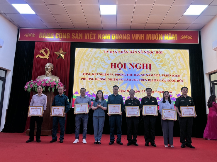 Ngọc Hồi tổng kết công tác phòng thủ dân sự năm 2025, triển khai nhiệm vụ năm 2026- Ảnh 5.
