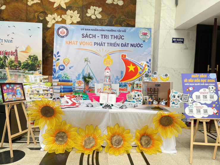 Tưng bừng Ngày Sách và Văn hóa đọc phường Tây Hồ năm 2026: Đánh thức khát vọng tri thức trong kỷ nguyên số- Ảnh 4.