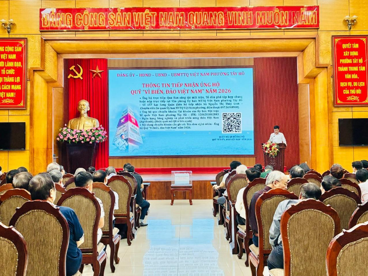 Phường Tây Hồ lan toả tinh thần vì biển đảo- Ảnh 1.