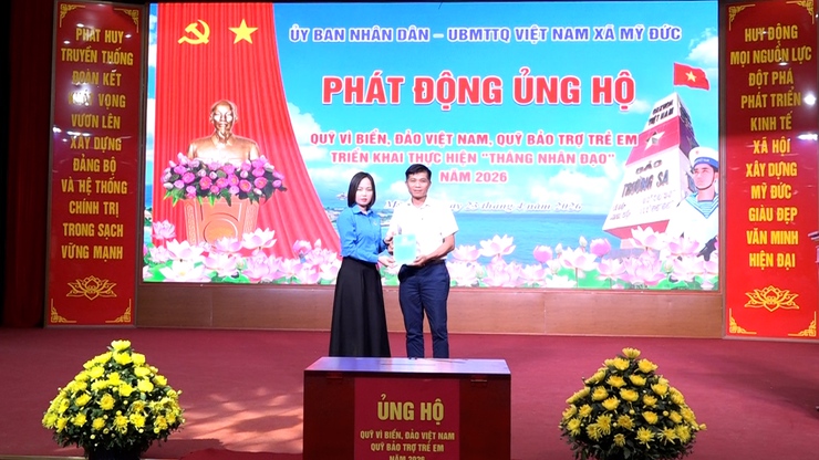 Mỹ Đức phát động ủng hộ Quỹ "Vì biển, đảo Việt Nam"; “ Quỹ bảo trợ trẻ em” và triển khai thực hiện “ Tháng nhân đạo” năm 2026- Ảnh 16.