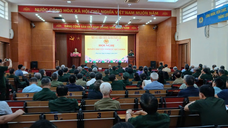Hội Cựu chiến binh phường Phúc Lợi tổ chức thông tin thời sự quý I/2026- Ảnh 2.