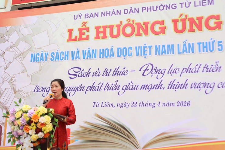 Phường Từ Liêm hưởng ứng Ngày Sách và Văn hóa đọc Việt Nam lần thứ V năm 2026- Ảnh 3.