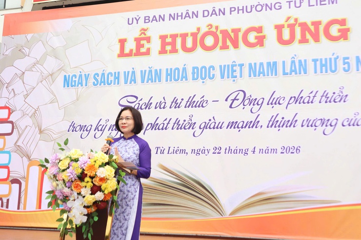 Phường Từ Liêm hưởng ứng Ngày Sách và Văn hóa đọc Việt Nam lần thứ V năm 2026- Ảnh 2.