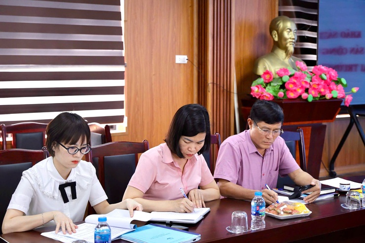 BAN KINH TẾ - NGÂN SÁCH HĐND XÃ THIÊN LỘC KHẢO SÁT CÔNG TÁC QUẢN LÝ, SỬ DỤNG TÀI SẢN CÔNG VÀ CÔNG TÁC THU - CHI TÀI CHÍNH TẠI TRƯỜNG TIỂU HỌC THĂNG LONG- Ảnh 2.