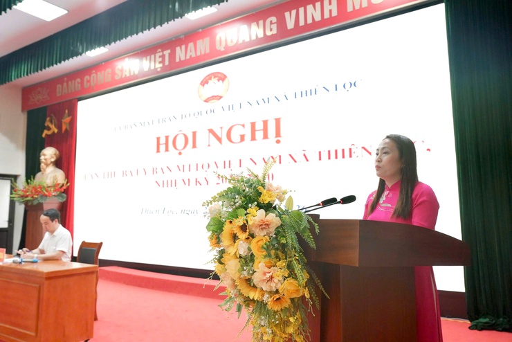 Hội nghị lần thứ Ba Ủy ban MTTQ Việt Nam xã Thiên Lộc nhiệm kỳ 2025 – 2030- Ảnh 6.