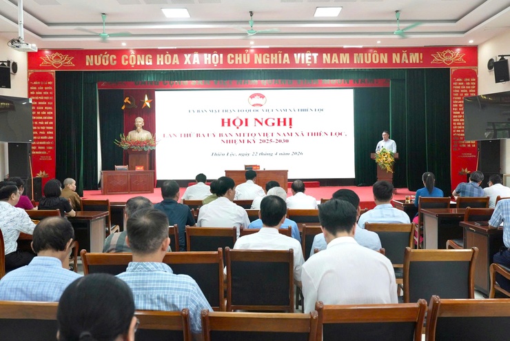 Hội nghị lần thứ Ba Ủy ban MTTQ Việt Nam xã Thiên Lộc nhiệm kỳ 2025 – 2030- Ảnh 1.