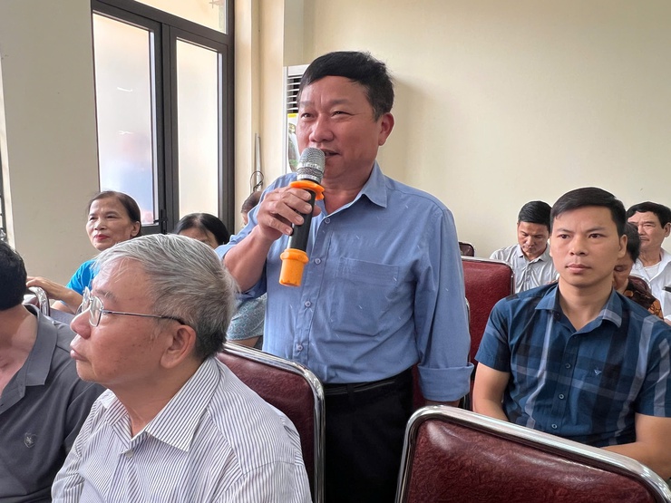 HĐND phường Tây Mỗ tiếp xúc cử tri chuyên đề về công tác quản lý, sử dụng tài sản công trên địa bàn phường- Ảnh 7.