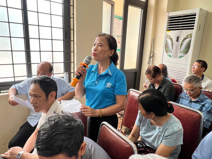 HĐND phường Tây Mỗ tiếp xúc cử tri chuyên đề về công tác quản lý, sử dụng tài sản công trên địa bàn phường- Ảnh 8.