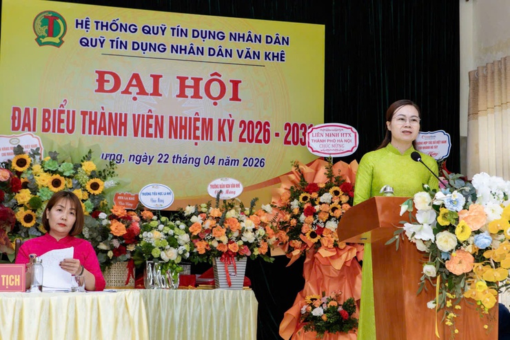 Đại hội đại biểu thành viên Quỹ tín dụng nhân dân Văn Khê, nhiệm kỳ 2026 – 2031- Ảnh 4.