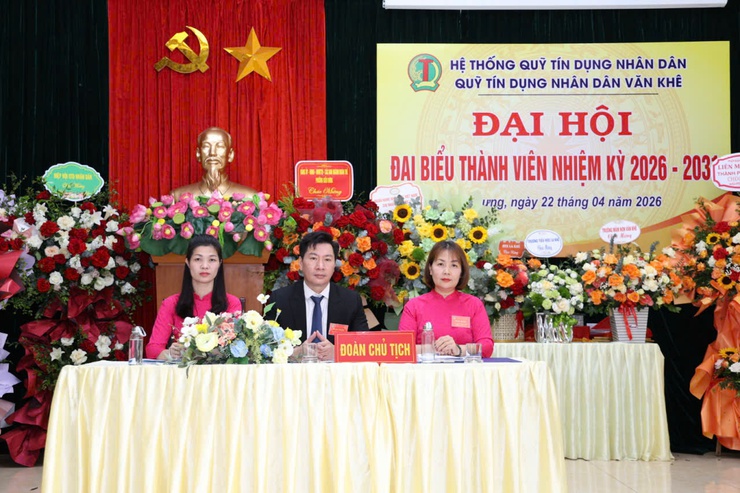 Đại hội đại biểu thành viên Quỹ tín dụng nhân dân Văn Khê, nhiệm kỳ 2026 – 2031- Ảnh 1.