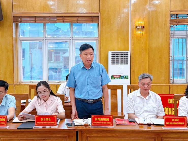 Hội nghị lần thứ Tư – Ban chấp hành Đảng bộ phường Thanh Liệt khoá I thống nhất nhiều nội dung quan trọng- Ảnh 8.