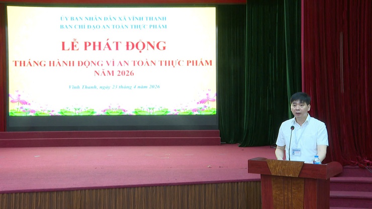 Xã Vĩnh Thanh tổ chức Lễ phát động "Tháng hành động vì an toàn thực phẩm" năm 2026- Ảnh 4.