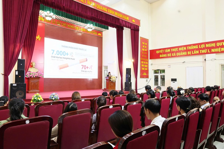 Quảng Bị tổ chức tập huấn phòng, chống tác hại thuốc lá- Ảnh 2.