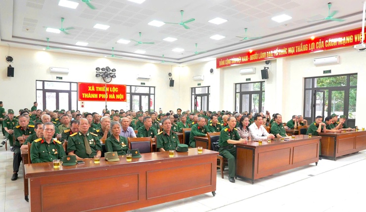 Lớp bồi dưỡng nghiệp vụ công tác Hội Cựu chiến binh xã Thiên Lộc năm 2026.- Ảnh 3.