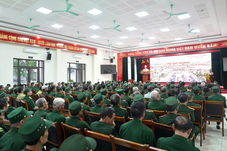 Lớp bồi dưỡng nghiệp vụ công tác Hội Cựu chiến binh xã Thiên Lộc năm 2026.- Ảnh 12.