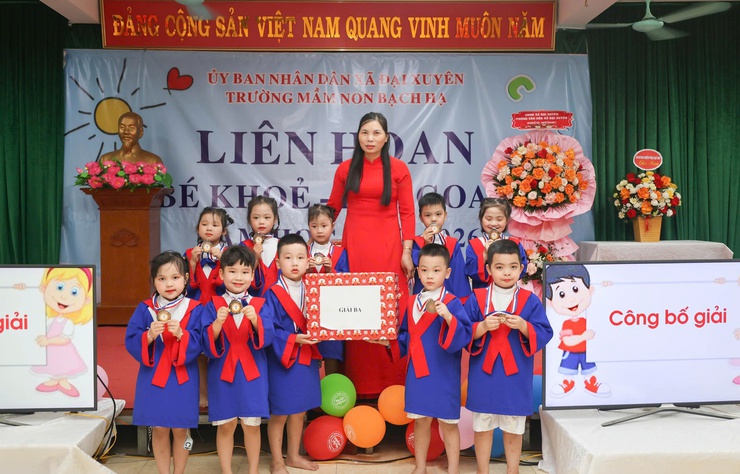 Liên hoan “Bé khỏe – Bé ngoan” tại Trường Mầm non Bạch Hạ- Ảnh 13.