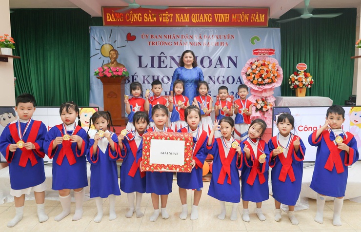 Liên hoan “Bé khỏe – Bé ngoan” tại Trường Mầm non Bạch Hạ- Ảnh 11.