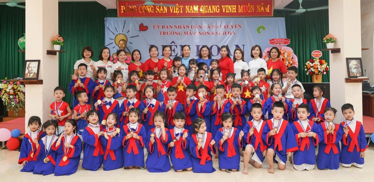 Liên hoan “Bé khỏe – Bé ngoan” tại Trường Mầm non Bạch Hạ- Ảnh 14.