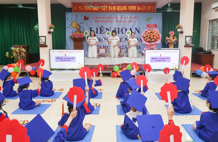 Liên hoan “Bé khỏe – Bé ngoan” tại Trường Mầm non Bạch Hạ- Ảnh 8.