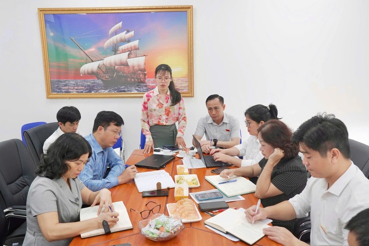 BAN KINH TẾ - NGÂN SÁCH HĐND XÃ THIÊN LỘC KHẢO SÁT CÔNG TÁC QUẢN LÝ, SỬ DỤNG TÀI SẢN CÔNG VÀ CÔNG TÁC THU - CHI TÀI CHÍNH TẠI TRƯỜNG THCS KIM NỖ- Ảnh 14.
